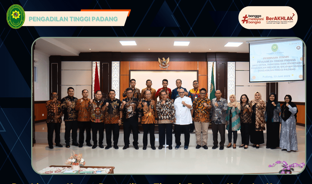 Pembinaan Ketua Pengadilan Tinggi Padang